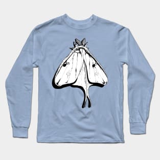 Luna Moth illustration Long Sleeve T-Shirt